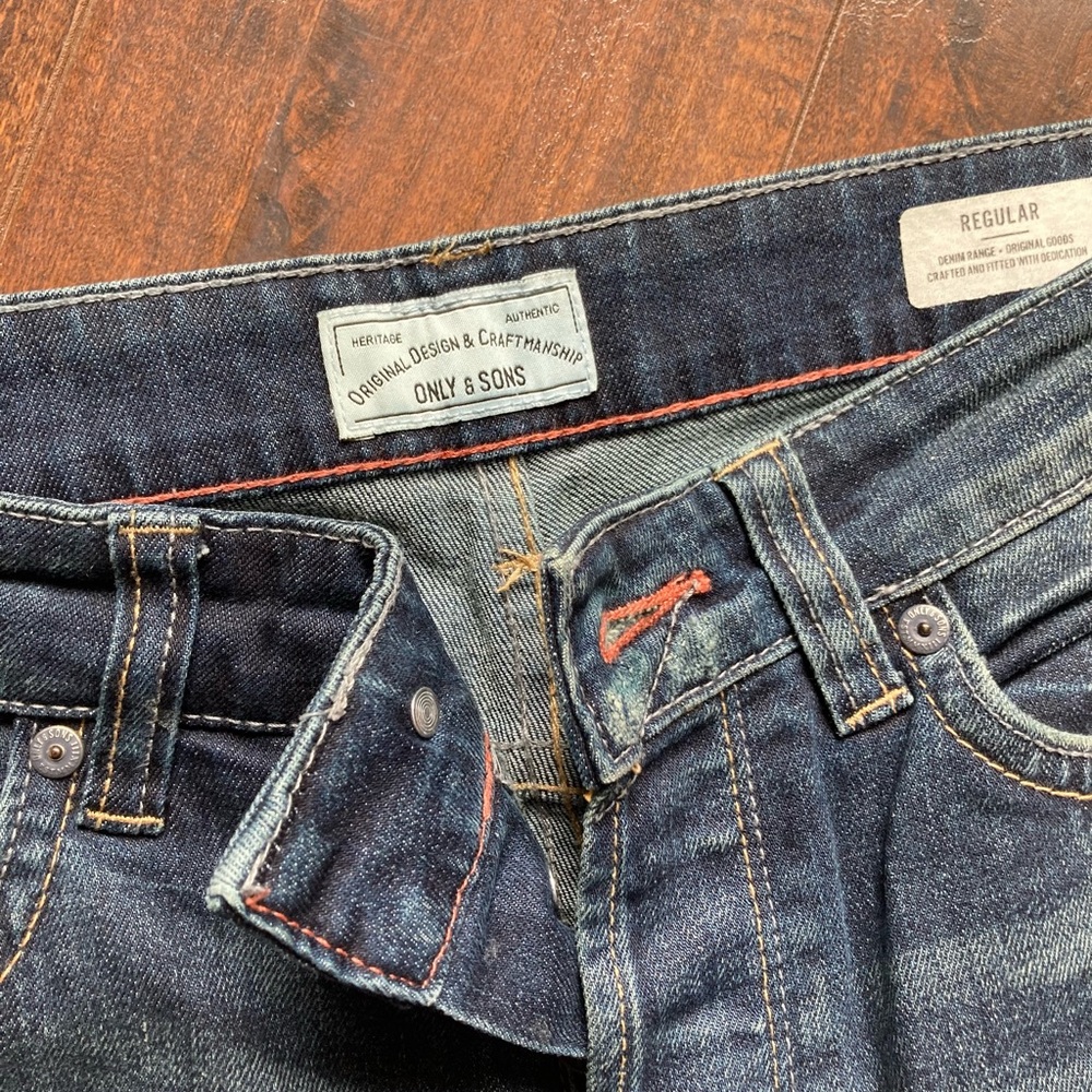 Only & Sons Men's Blue Jeans